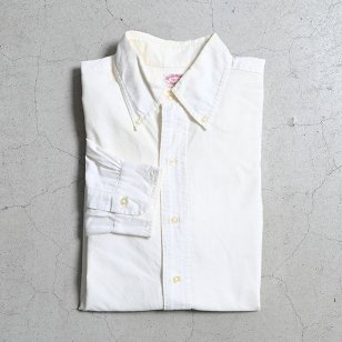 BROOKS BROTHERS WHITE OXFORD P/O BD SHIRT15 1/2-3/GOOD CONDITION