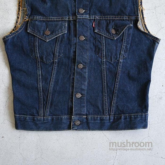 Levi's 70595 デニムベスト　ブラック　XL Levi's 70595 デニムベストブラックXL