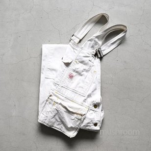 CARHARTT WHITE HBT OVERALL WITH APRON