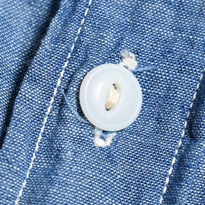 PENNEY'S OX-HIDE L/S CHAMBRAY WORK SHIRT(MINT CONDITION PENNEY'S OX-HIDE L/S CHAMBRAY WORK SHIRT(MINT CONDITION