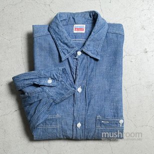 PENNEY'S OX-HIDE L/S CHAMBRAY WORK SHIRTMINT CONDITION