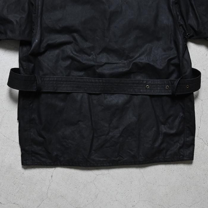 BARBOUR INTERNATIONAL WAXED COTTON JACKET(SZ 36/ONE CROWN BARBOUR INTERNATIONAL WAXED COTTON JACKET(SZ 36/ONE CROWN