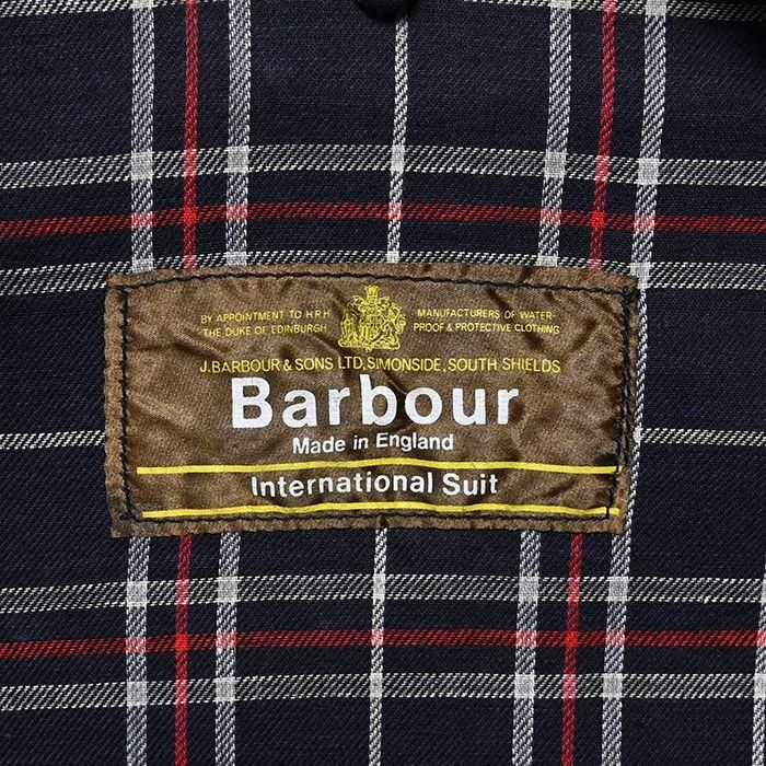 BARBOUR INTERNATIONAL WAXED COTTON JACKET(SZ 36/ONE CROWN BARBOUR INTERNATIONAL WAXED COTTON JACKET(SZ 36/ONE CROWN