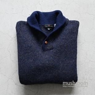 ABERCROMBIE&FITCH SHAWLCOLLER WOOL SWEATERALMOST DEADSTOCK