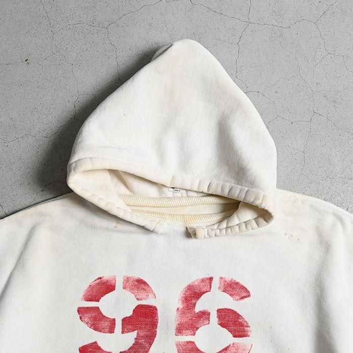 CHAMPION W/F AFTER HOODY SWEAT SHIRT WITH STENCIL（LARGE