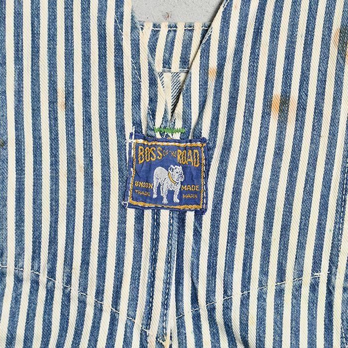 BOSS OF THE ROAD STRIPED OVERALLS（1930'S） - 古着屋