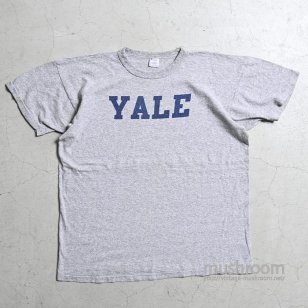 CHAMPION YALE WATER PRINT T-SHIRT80'S/X-LARGE/GOOD CONDITION