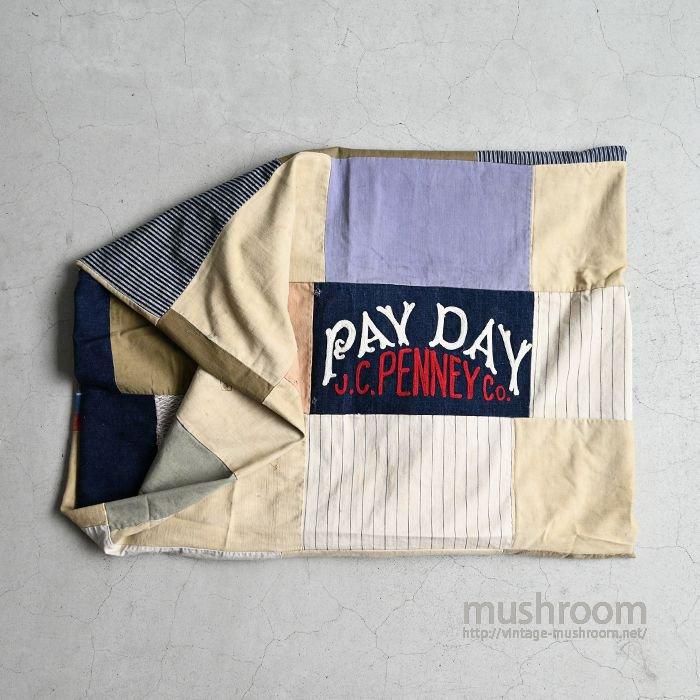 PAYDAY CALICO PATCHWORK QUILT1930'S
