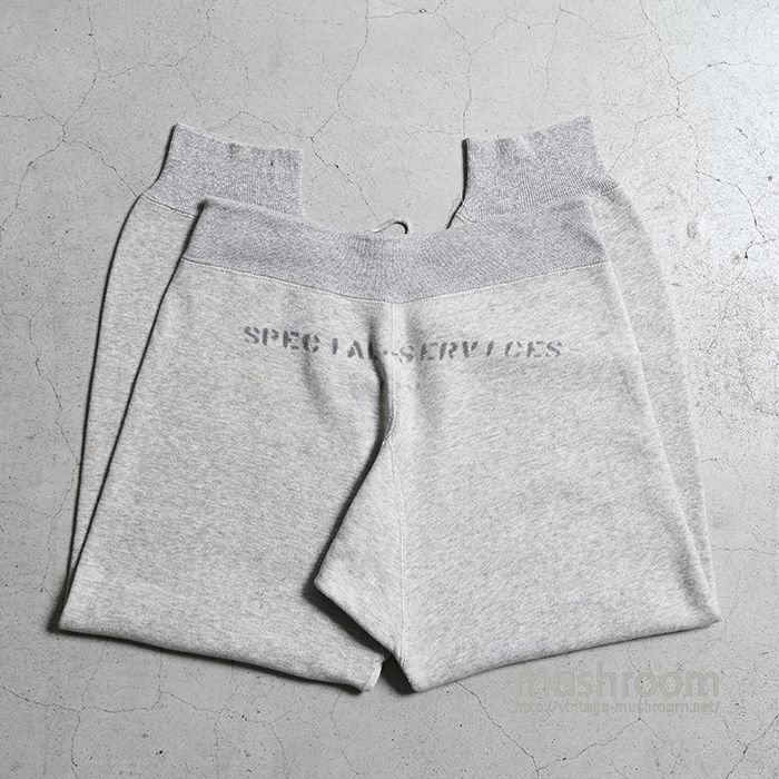 OLD SWEAT PANTS WITH STENCIL（RARE DETAIL/GOOD CONDITION）
