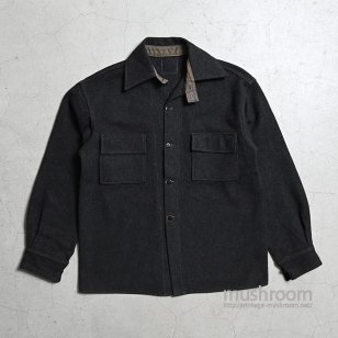 OLD WOOL WORK SHIRT WIH CHINSTRAPGOOD CONDITION