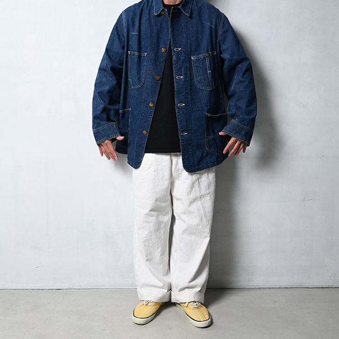 Lee 91-J DENIM COVERALL（GOOD CONDITION/SZ 44） - 古着屋 ｜ mushroom(マッシュルーム)  ヴィンテージクロージングストア