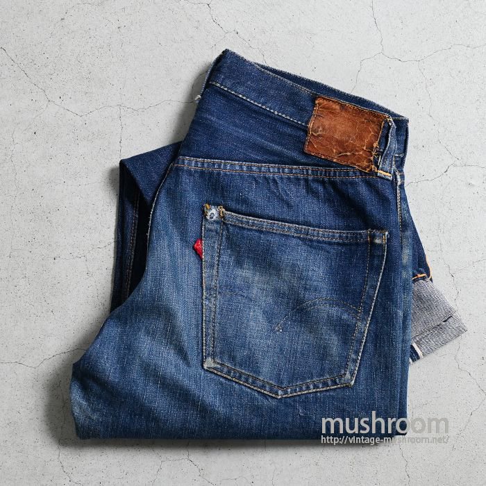 LEVI'S 501XX JEANS WITH LEATHER PATCH（47 MODEL） - 古着屋