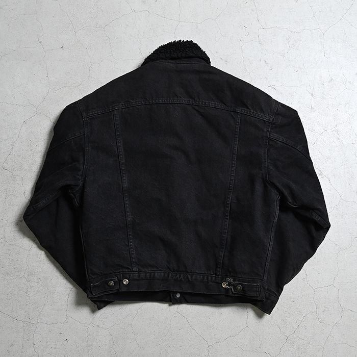 LEVI'S 70629 BLACK DENIM BOA JACKET（GOOD CONDITION/SMALL