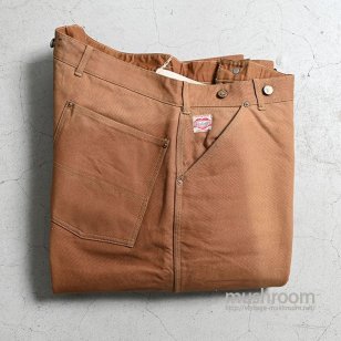 CARHARTT BROWN DUCK PAINTER PANTS WITH BLANKETBIG SIZE/DEADSTOCK