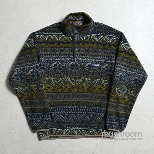 PATAGONIA NATIVE PATTERN SNAP-T FLEECE JACKET'98/GOOD CONDITION/SMALL