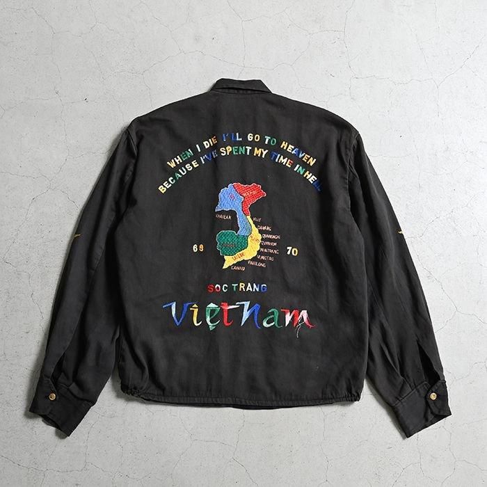 VIET-NAM 69-70 SOUVENIR JACKET（UNUSUAL DEATAIL/GOOD CONDITION 