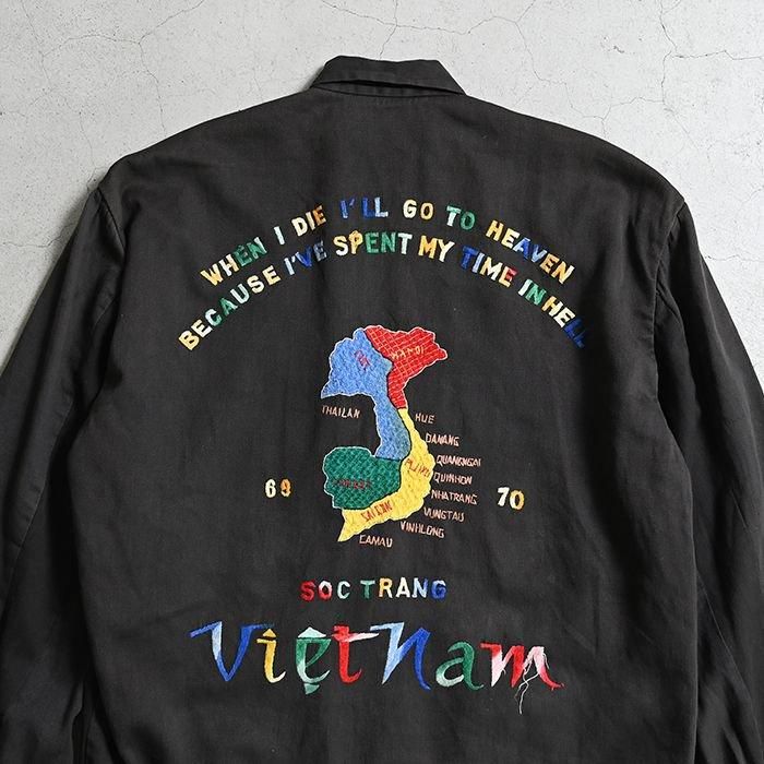 VIET-NAM 69-70 SOUVENIR JACKET（UNUSUAL DEATAIL/GOOD CONDITION 