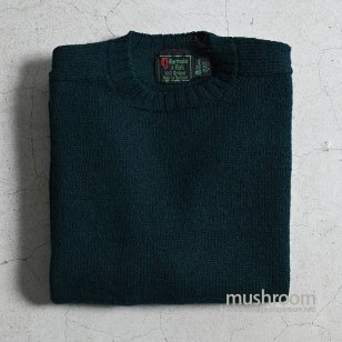 ABERCROMBIE&FITCH SHETLAND WOOL CREW-NECK SWEATERGOOD CONDITION