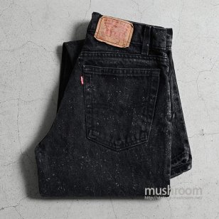 LEVI'S 505-0757 GALACTIC WASHED BLACK JEANSGOOD CONDITION/W28L30