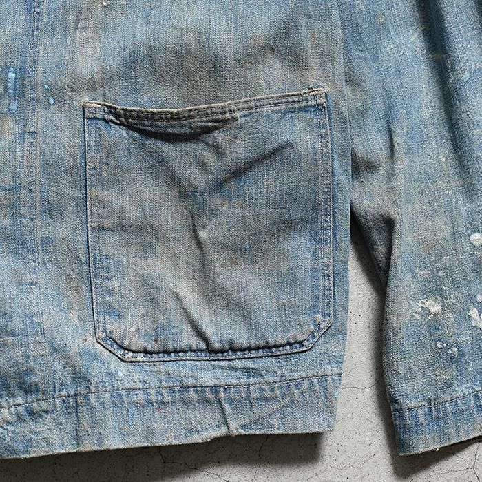 U.S.NAVY DUNGAREE DENIM JACKET WITH STENCIL（COAST GUARD