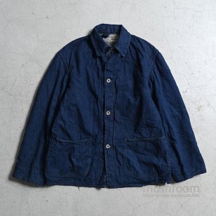 WW2 DOUBLE DUTY 2-POCKET DENIM COVERALL WITH BLANKETDARK COLOR