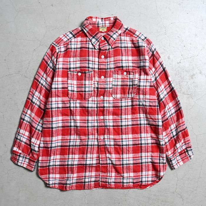WINTER KING PLAID FLANNEL SHIRT(BIG SIZE) - 古着屋 WINTER KING PLAID FLANNEL SHIRT(BIG SIZE) - 古着屋