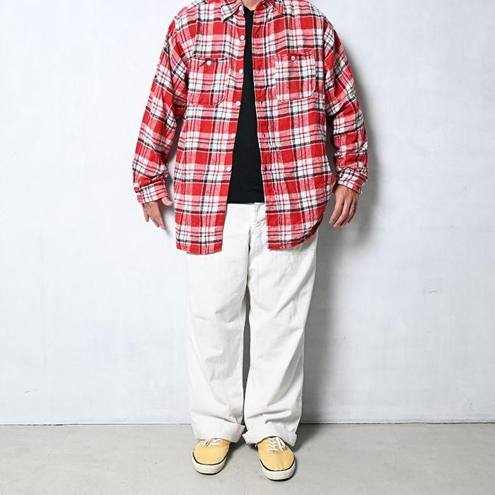WINTER KING PLAID FLANNEL SHIRT（BIG SIZE） - 古着屋