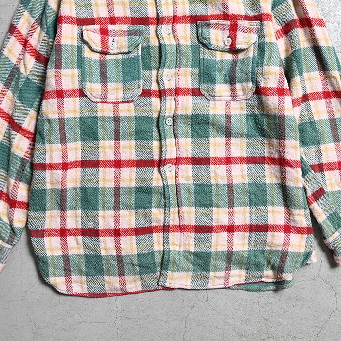 MANSIZE PLAID FLANNEL SHIRT（BIG SIZE） - 古着屋 ｜ mushroom