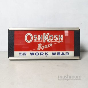 OSHKOSH ADVERTISING NEON SIGN