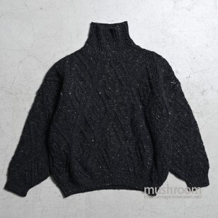 River View MIXED WOOL TURTLE-NECK SWEATERMade in IRELAND
