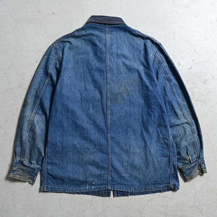 ジャケット・アウター DUBBLE WARE 60's vintage denim coverall DUBBLE WARE DENIM COVERALL(NICE HIGE) - 古着屋 | mushroom