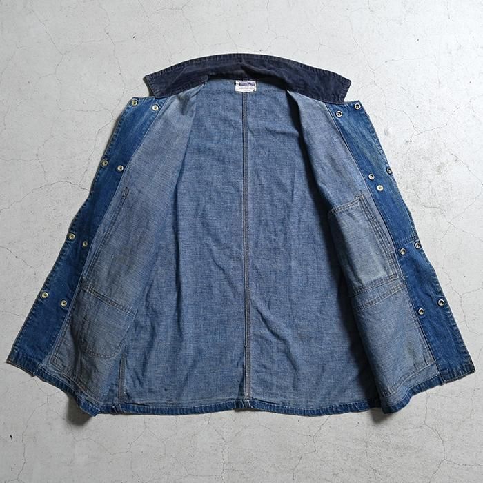 DUBBLE WARE DENIM COVERALL(NICE HIGE) - 古着屋 | mushroom DUBBLE WARE DENIM COVERALL(NICE HIGE) - 古着屋 | mushroom
