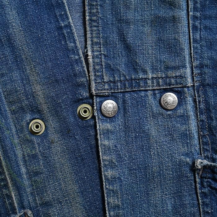 ジャケット・アウター DUBBLE WARE 60's vintage denim coverall DUBBLE WARE DENIM COVERALL（NICE HIGE） - 古着屋 ｜ mushroom
