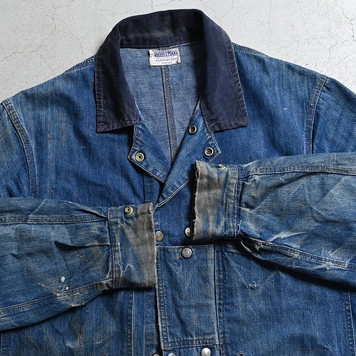 DUBBLE WARE DENIM COVERALL（NICE HIGE） - 古着屋 ｜ mushroom(マッシュルーム) ヴィンテージ クロージングストア