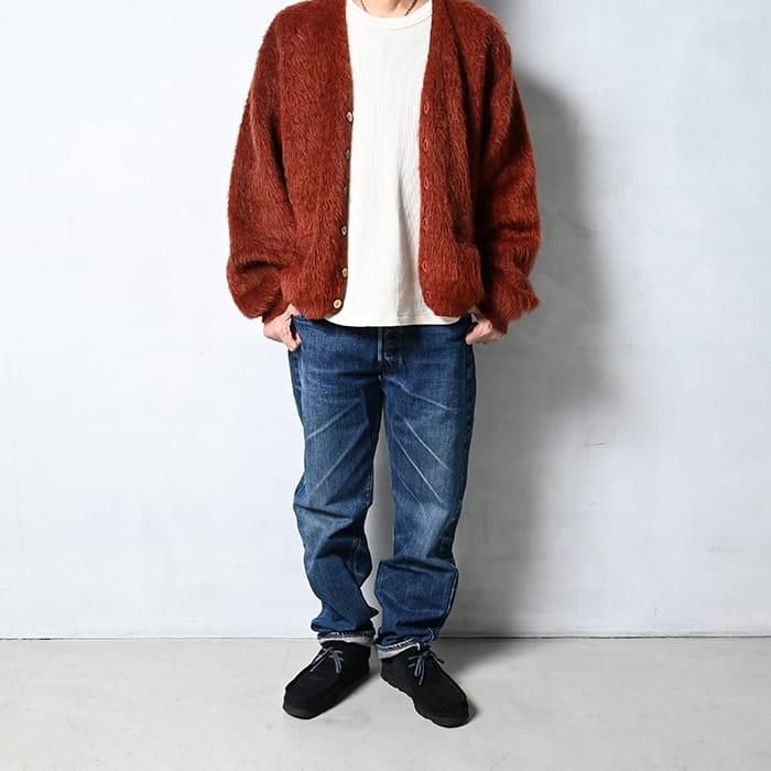美品★毛足長★肉厚★L★60s DIPLOMAT ヴィンテージモヘアカーディガン 美品☆毛足長☆肉厚☆L☆60s DIPLOMAT ヴィンテージモヘア