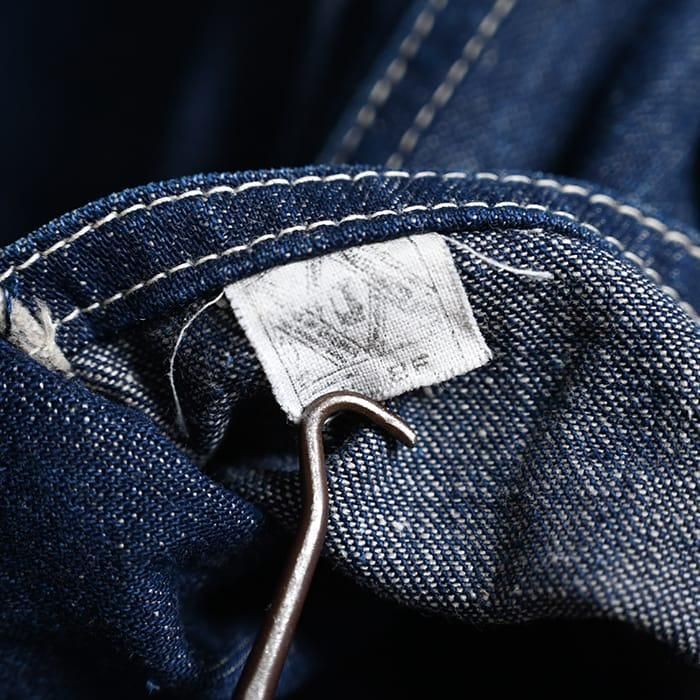40s FreeLand ビンテージデニムカバーオール free land FREELAND DENIM COVERALL（1940'S/DARK COLOR/SZ 44） - 古着屋