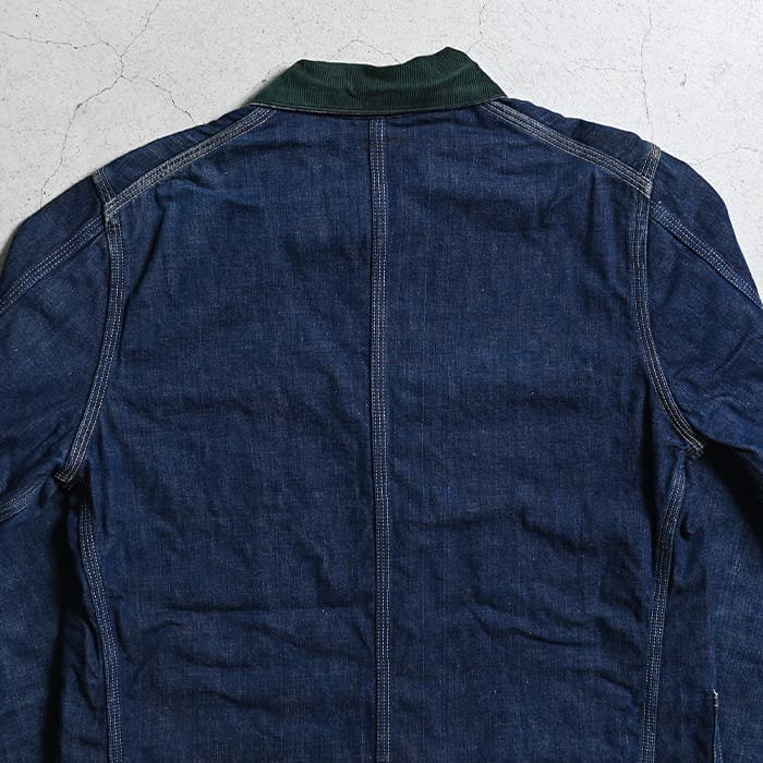 FREELAND DENIM COVERALL WITH FLANNEL（38/VERY GOOD CONDITION） - 古着屋 ｜  mushroom(マッシュルーム) ヴィンテージクロージングストア