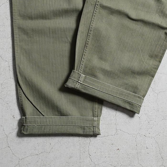 WW2 USMC P-44 HBT UTILITY TROUSERS WITH STENCIL（W34/VERY