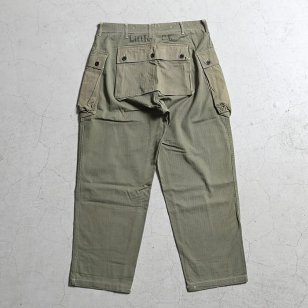 WW2 USMC P-44 HBT UTILITY TROUSERS WITH STENCILW34/VERY GOOD CONDITION