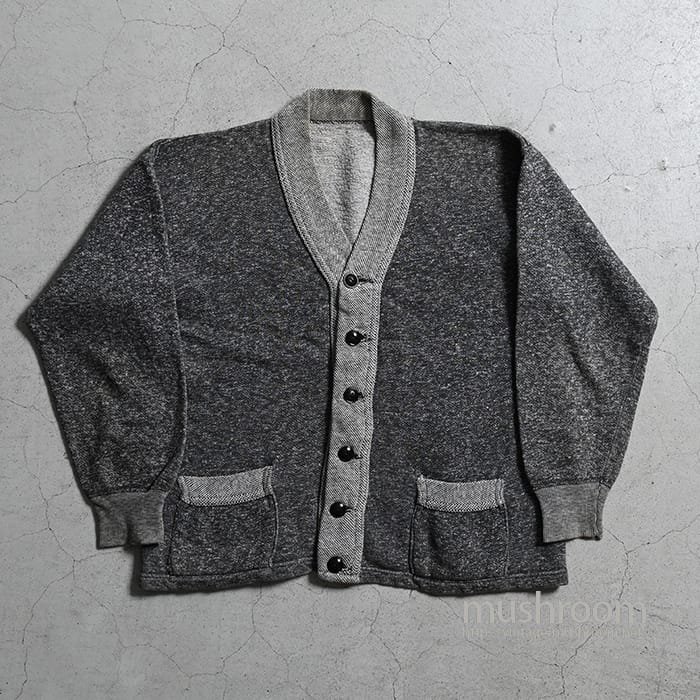 OLD SALT&PEPPER SWEAT CARDIGAN（GOOD CONDITION） - 古着屋 