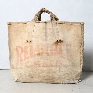 OLD CANVAS COAL BAG（RELIABLE C,&I, CO.）