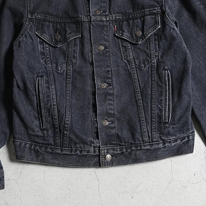 LEVI'S 70506-0259 BLACK DENIM JACKET（SZ 44/GOOD CONDITION