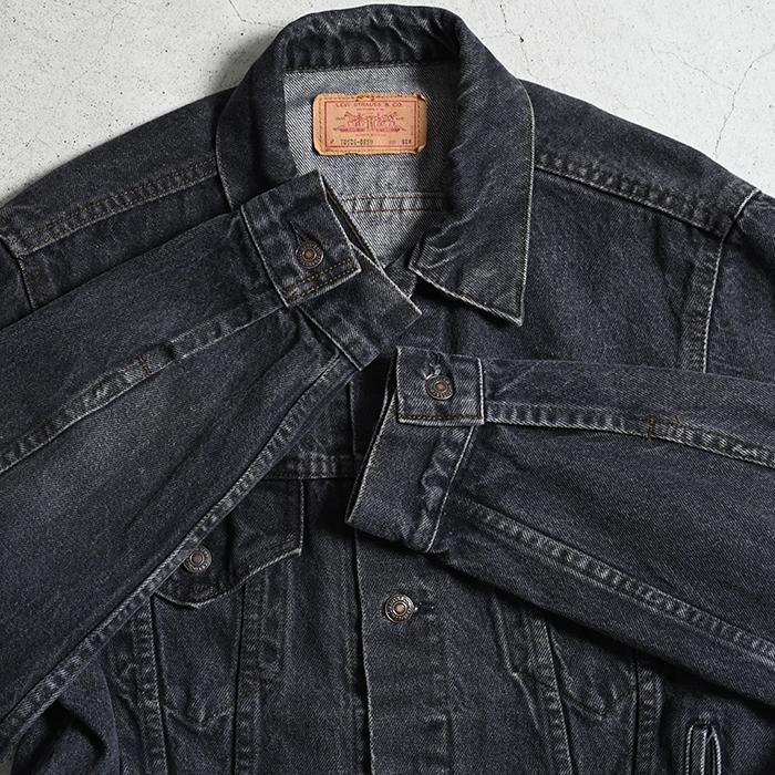 LEVI'S 70506-0259 BLACK DENIM JACKET(SZ 44/GOOD CONDITION LEVI'S 70506-0259 BLACK DENIM JACKET(SZ 44/GOOD CONDITION