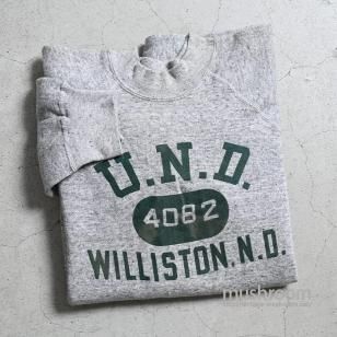 CHAMPION FLOCK PRINT SWEAT SHIRTALMOST DEADSTOCK/LARGE
