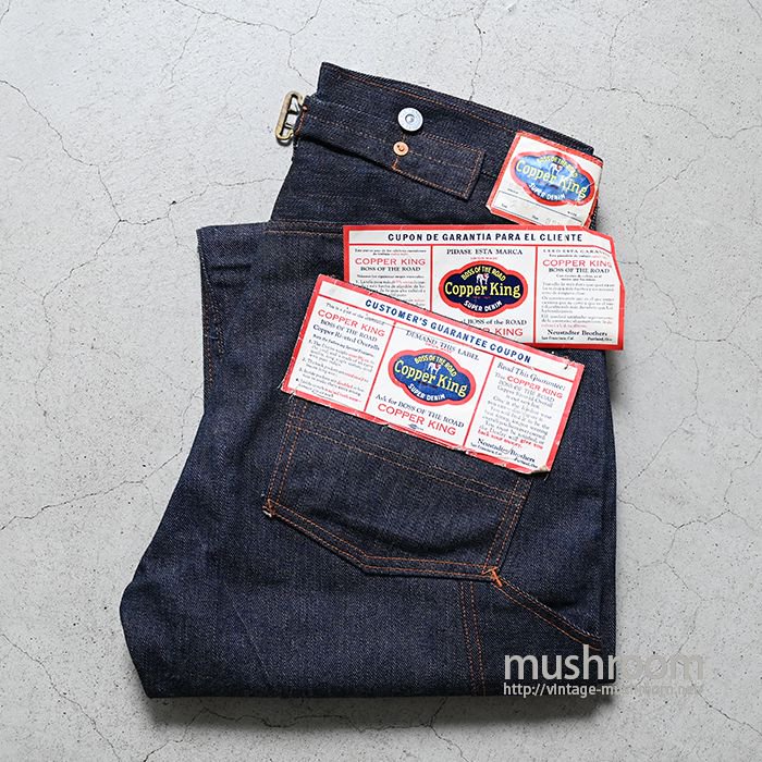 BOSS OF THE ROAD DENIM PANTS（W32L28/DEADSTOCK） - 古着屋 ｜ mushroom(マッシュルーム)　 ヴィンテージクロージングストア