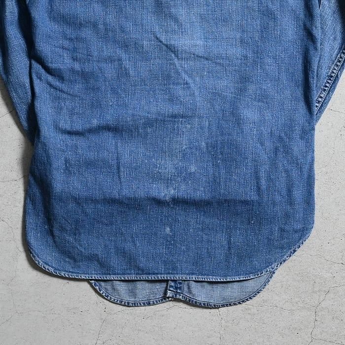 LEVI'S DENIM FAMILY DENIM WESTERN SHIRT（GOOD COLOR） - 古着