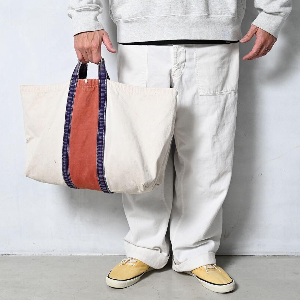 EDDIE BAUER CANVAS TOTE BAG(GOOD FADE) - 古着屋 EDDIE BAUER CANVAS TOTE BAG(GOOD FADE) - 古着屋