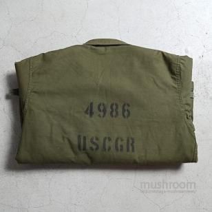 U.S.NAVY A-2 DECK JACKET WITH STENCIL'83/VERY GOOD CONDITION/LARGE