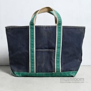 L.L.BEAN DELUXE TOTE80'S/NVYGRN/GOOD FADE