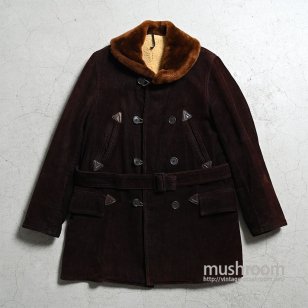 MONARCH Double-Breasted CAR COAT1930'S/CORDUROY CLOTH